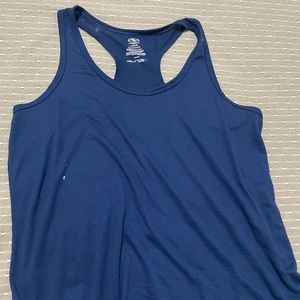 Blue workout shirt